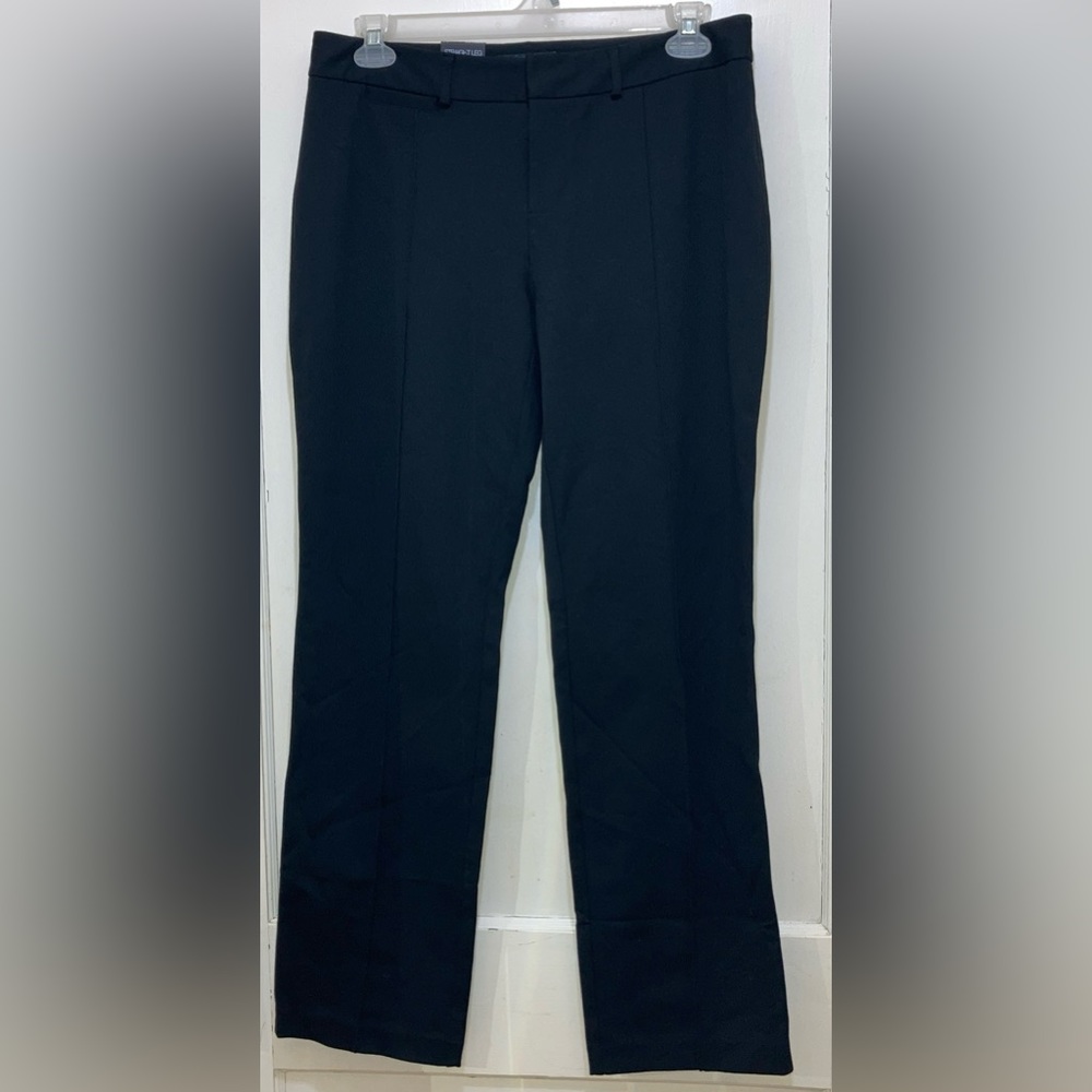 INC International Concepts Pants Women’s Size 14 Black Straight Leg Curvy Fit